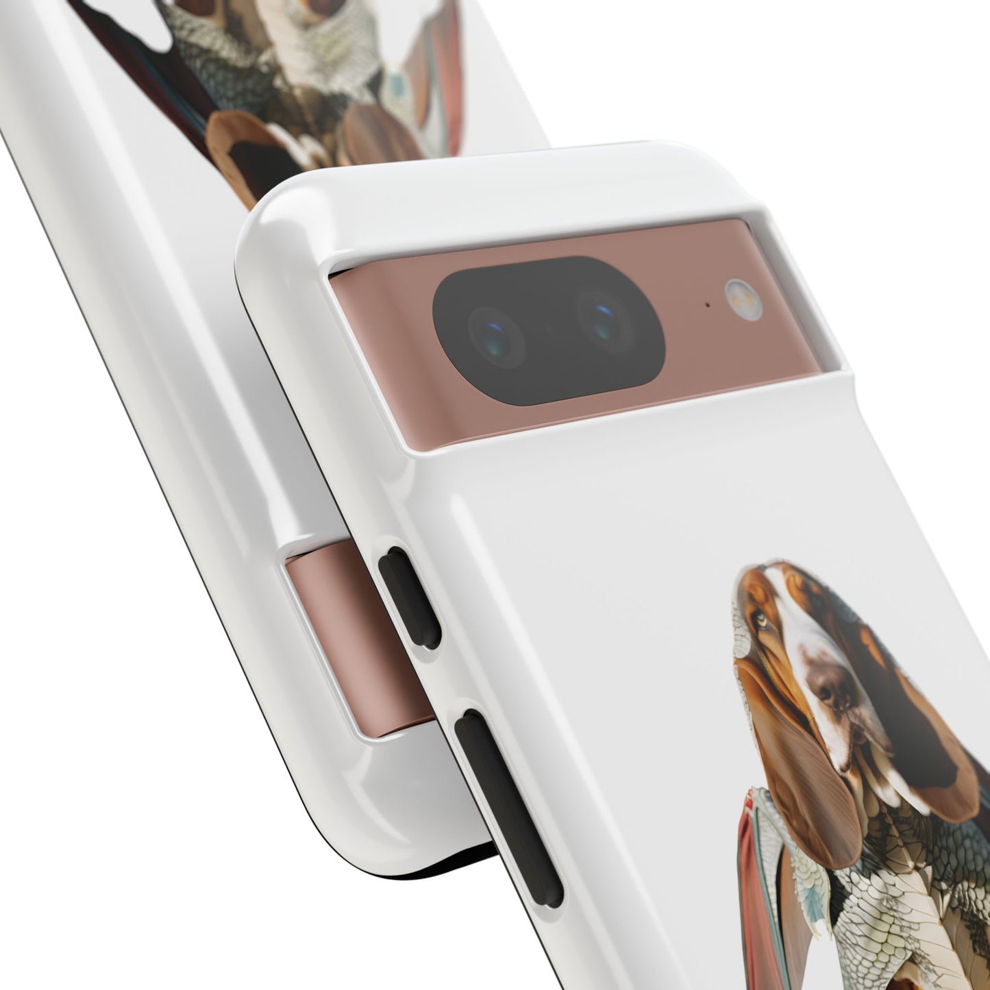 Whimsical Basset Hound Dog Phone Case - Tough Cases for Animal Lovers