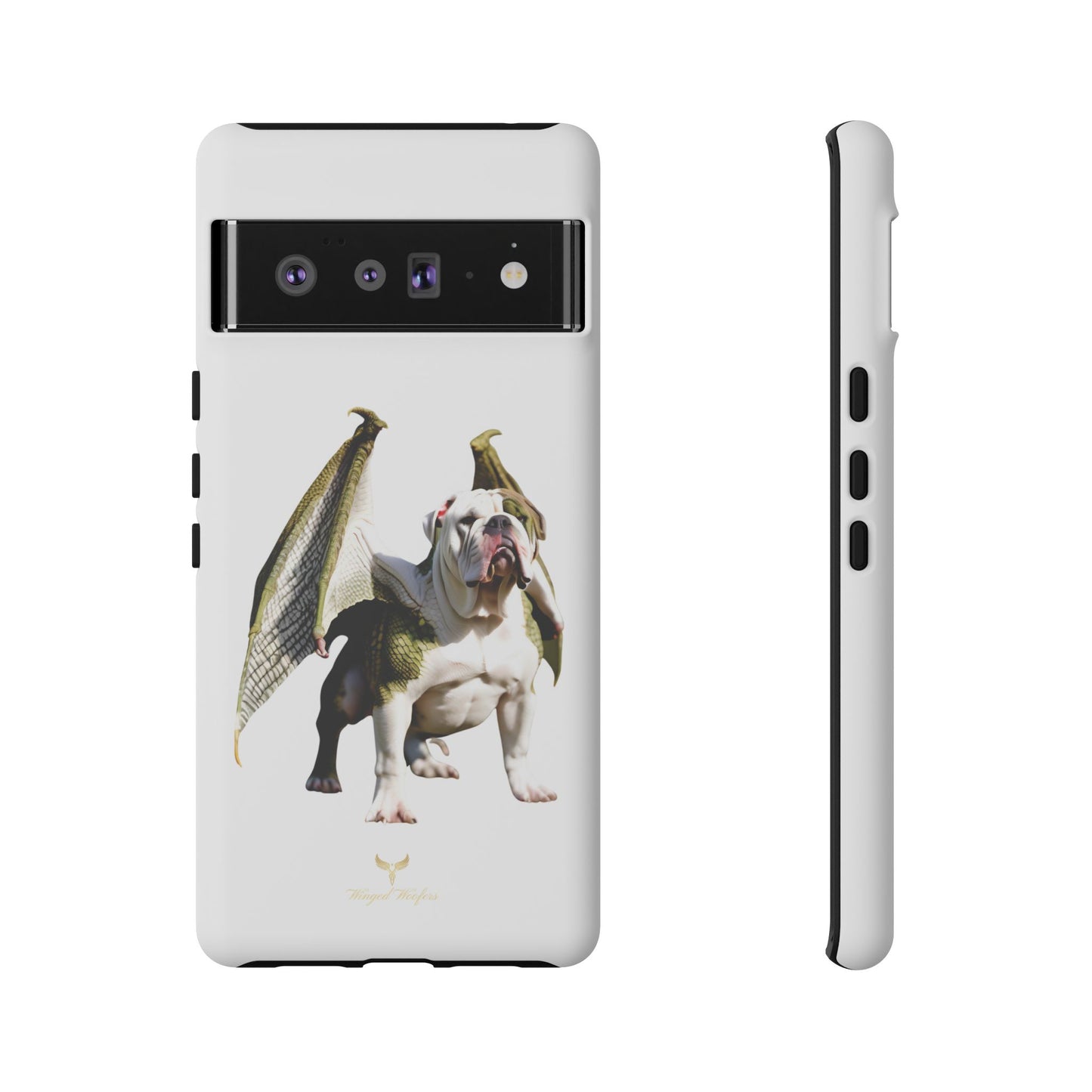 English Bulldog Dragon Phone Case - Tough & Unique Design