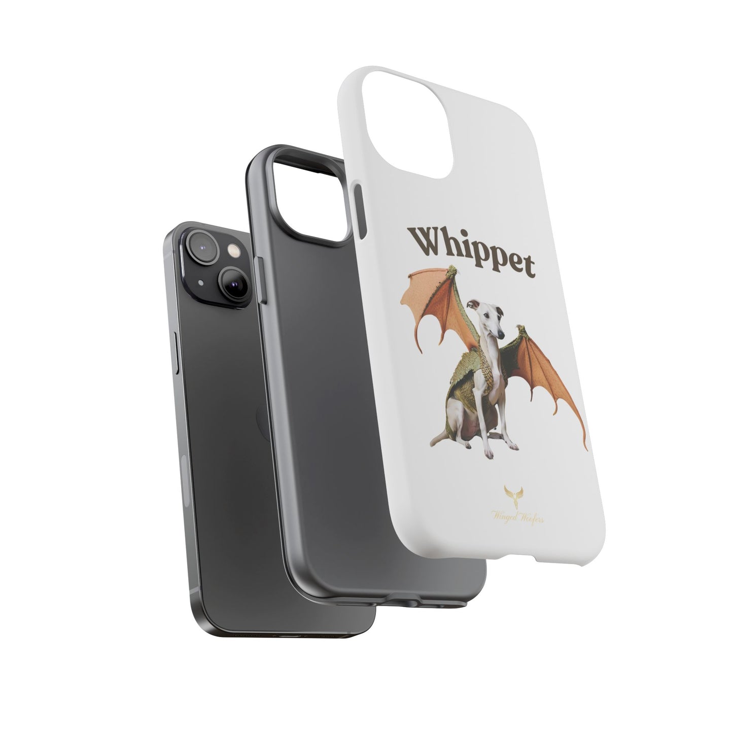 Whippet Dragon Phone Case - Tough & Stylish Pet Accessory