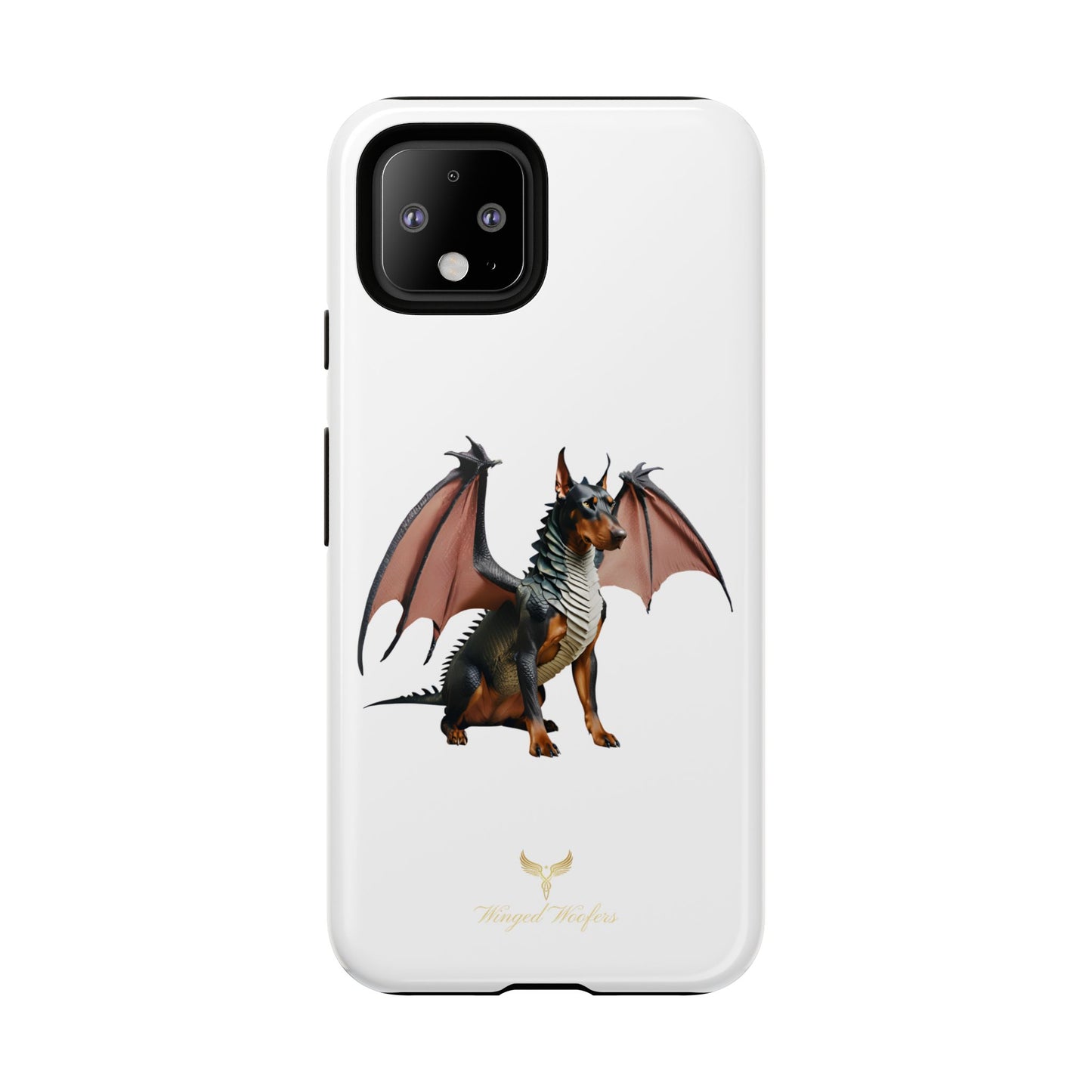 Mythical Doberman Pinscher Dragon Phone Case - Tough & Stylish Protection