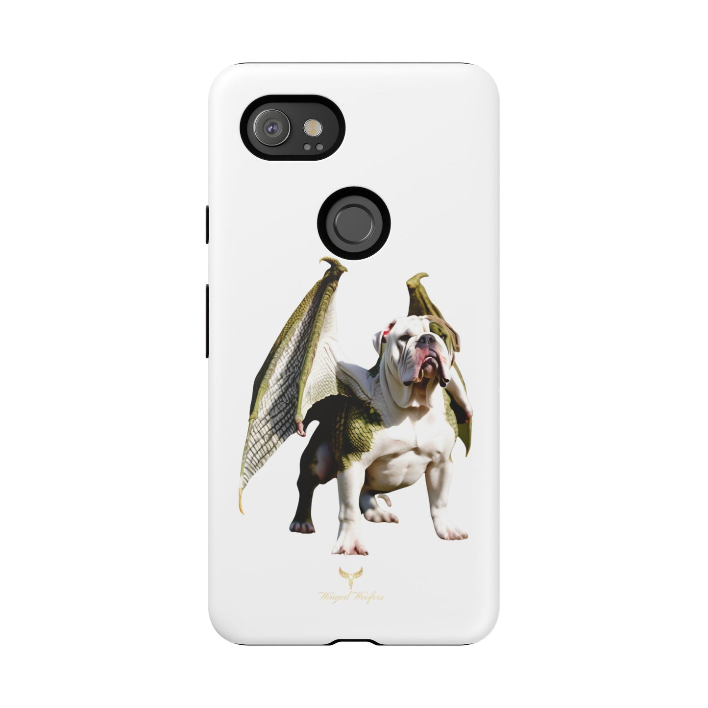 English Bulldog Dragon Phone Case - Tough & Unique Design