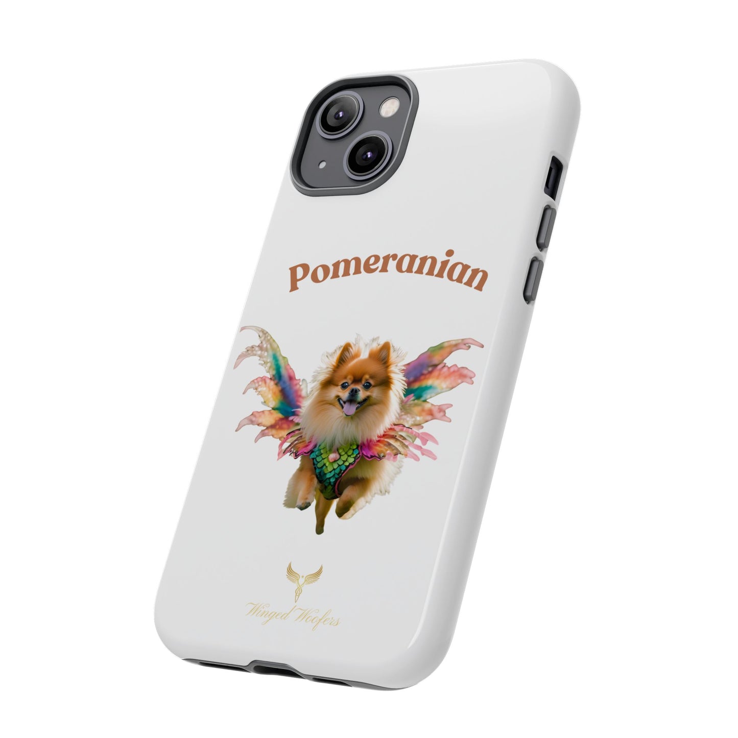 Pomeranian Winged Dog Phone Case – Cute Dog Lover Accessory