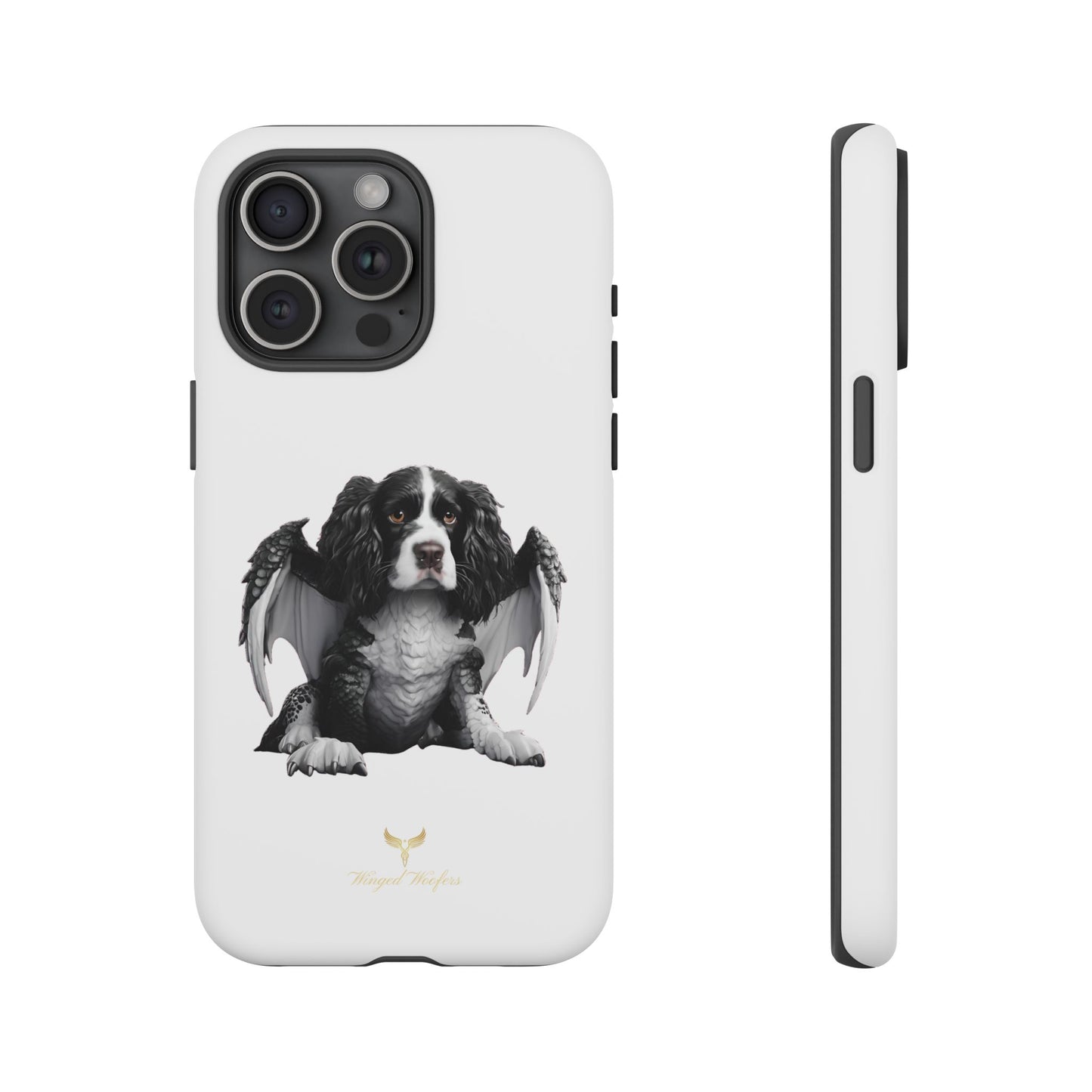 Springer Spaniel Puppy Dragon Winged Dog Phone Case - Tough Cases for Pet Lovers