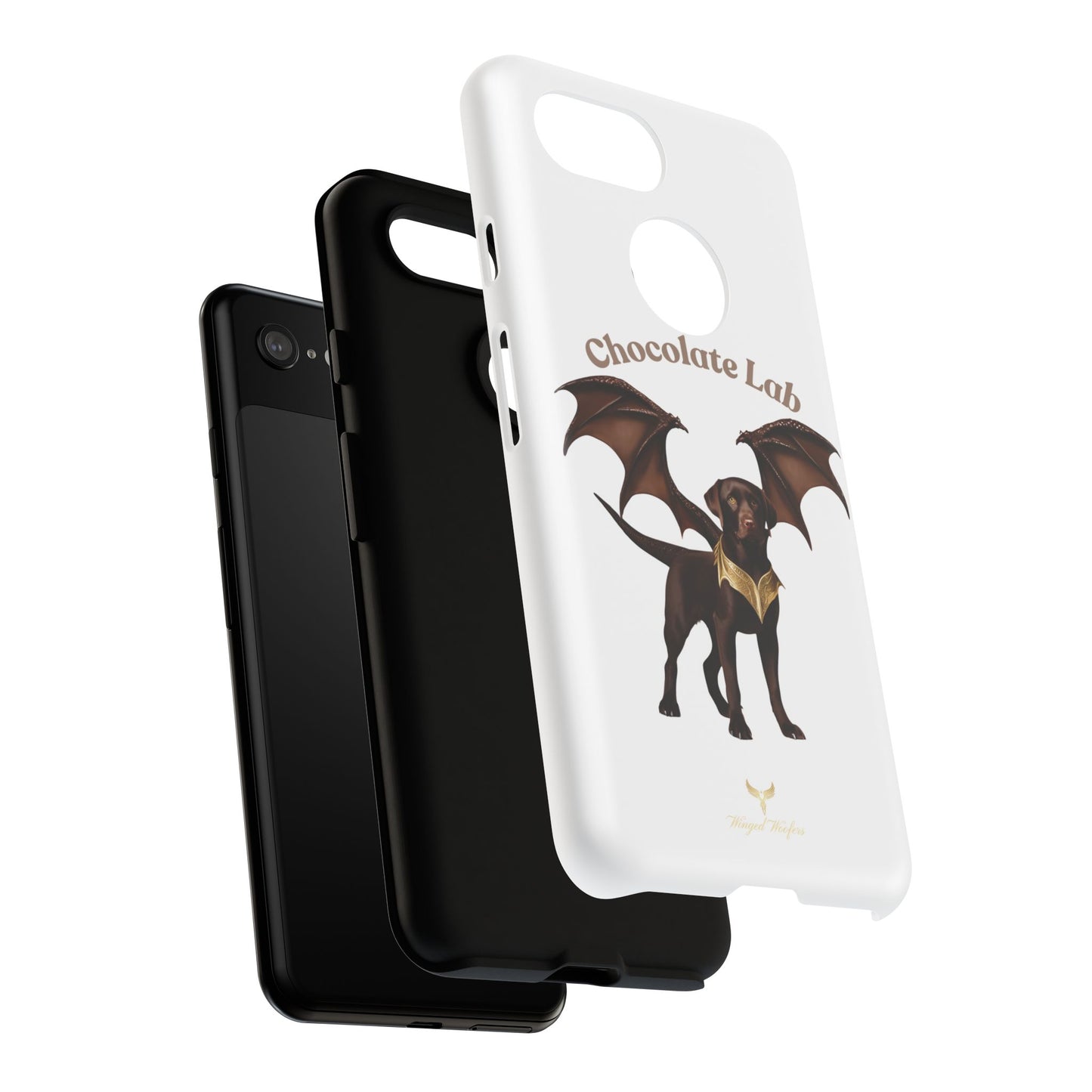 Chocolate Lab Dragon Phone Case - Tough & Stylish for Dog Lovers