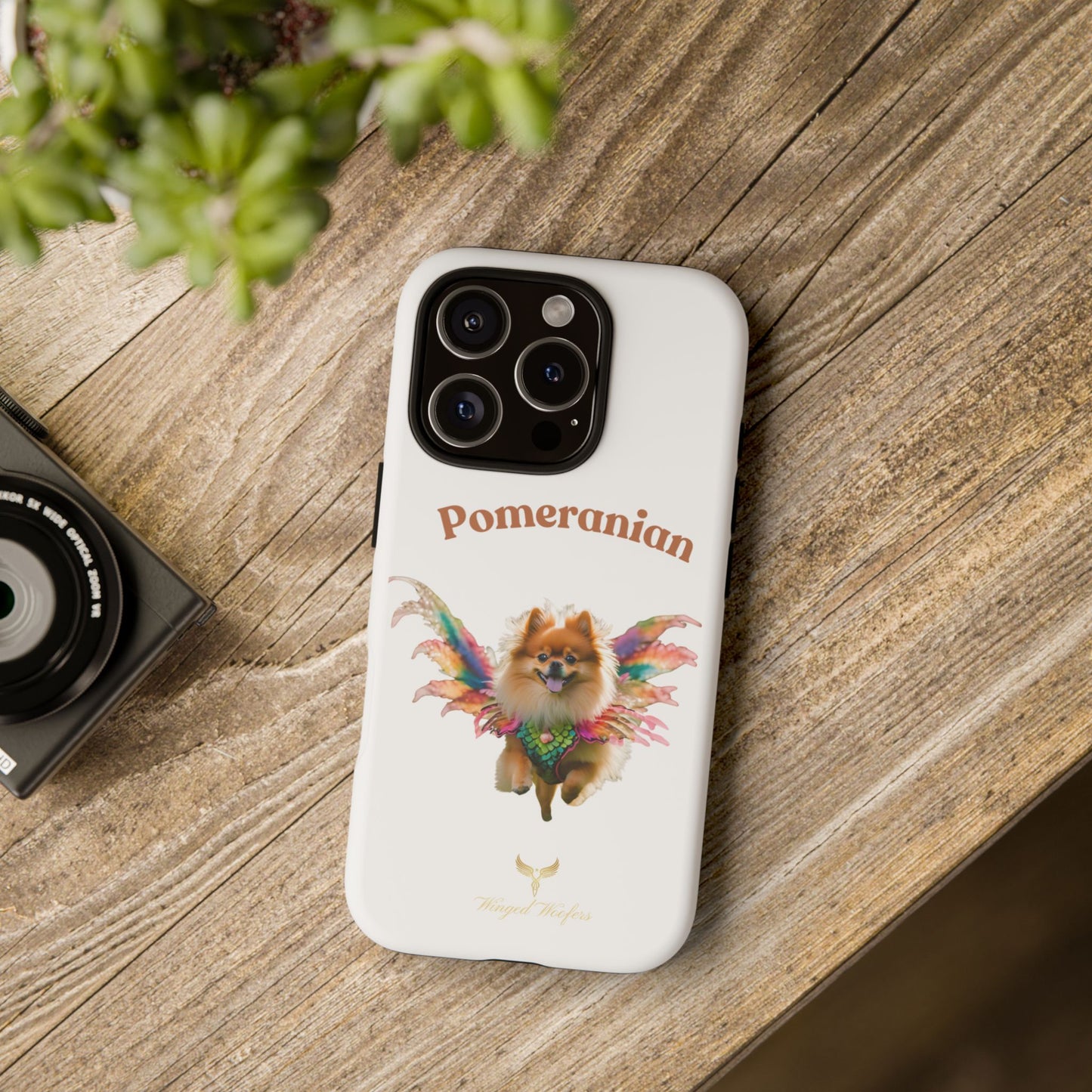 Pomeranian Winged Dog Phone Case – Cute Dog Lover Accessory