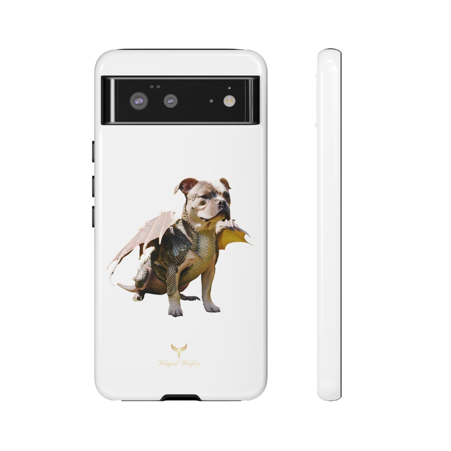 Staffordshire Bulldog Dragon Tough Phone Case - Unique Animal Design for Pet Lovers