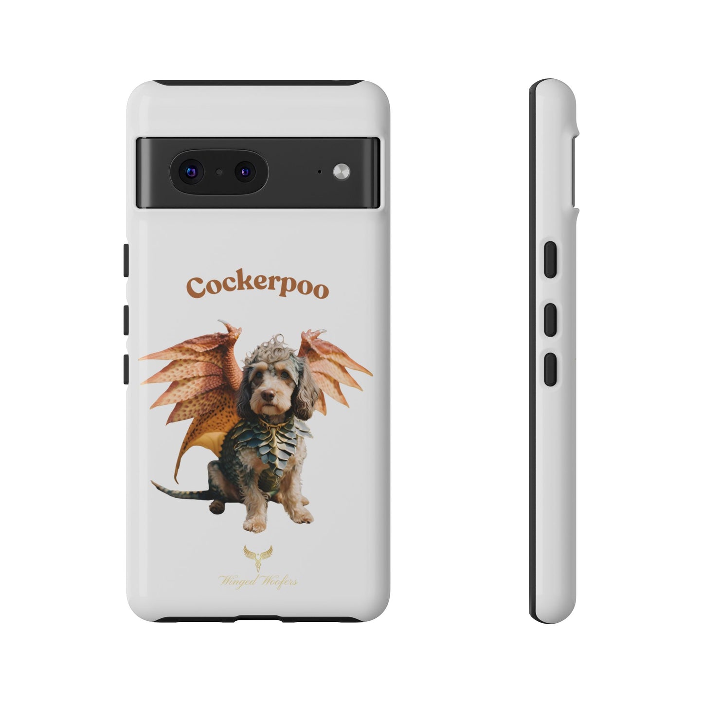 Cockerpoo Dragon Phone Case – Tough & Whimsical Pet Lover Gift