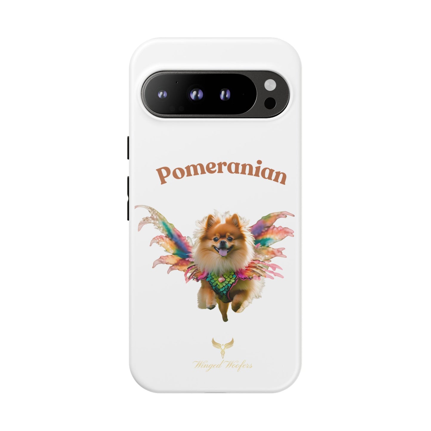 Pomeranian Winged Dog Phone Case – Cute Dog Lover Accessory