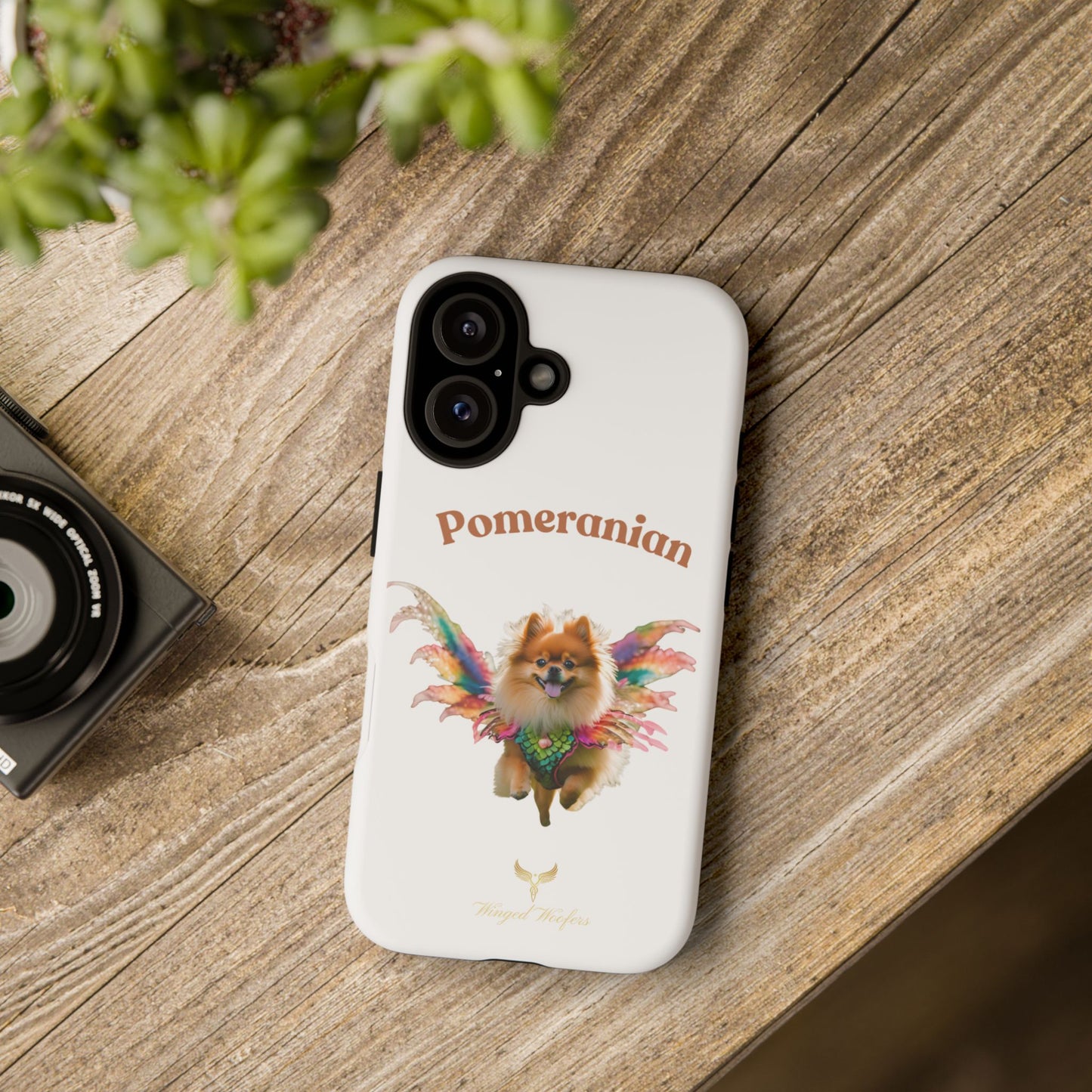 Pomeranian Winged Dog Phone Case – Cute Dog Lover Accessory