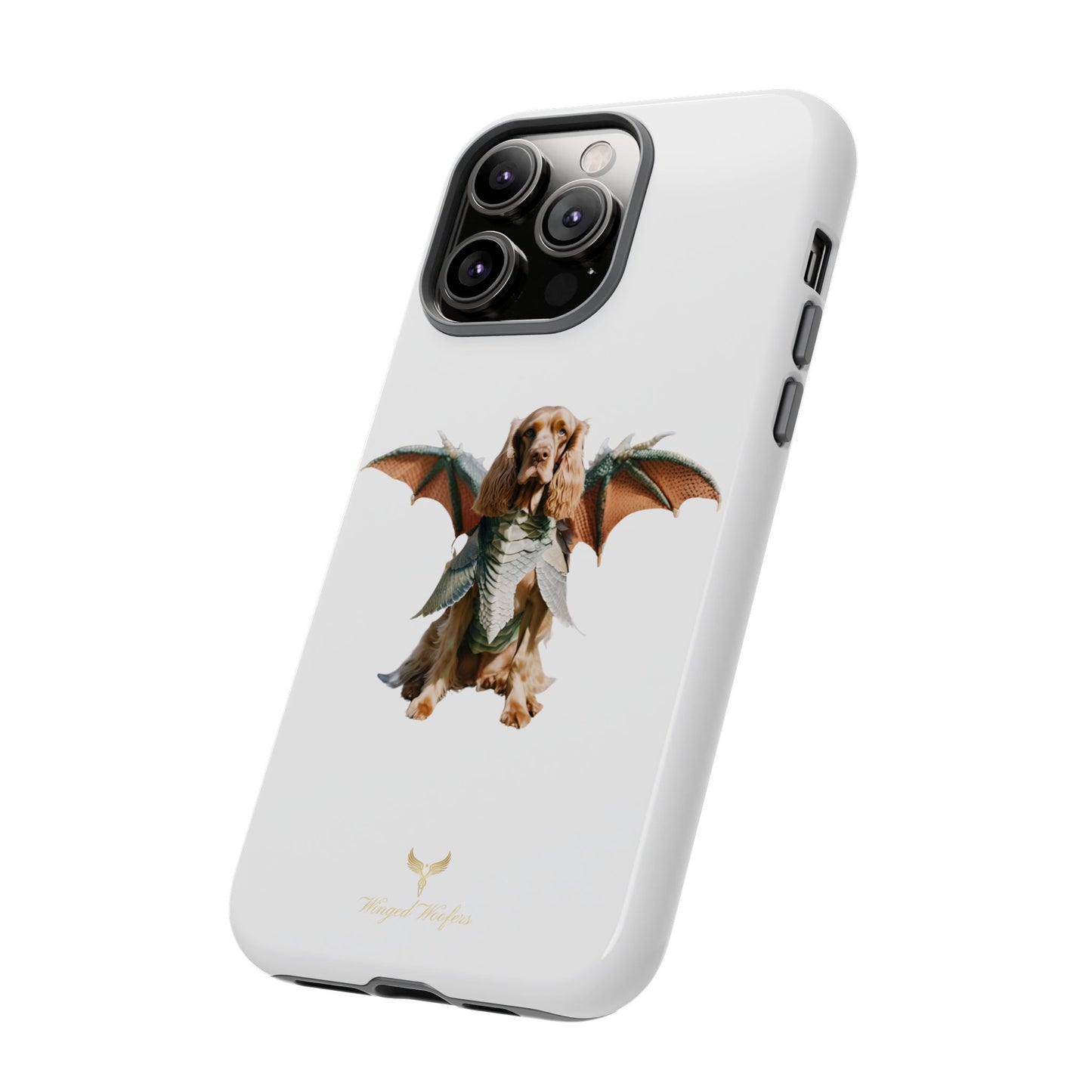 Dragon Wing Cocker Spaniel Dog Phone Case - Tough Cases for Pet Lovers