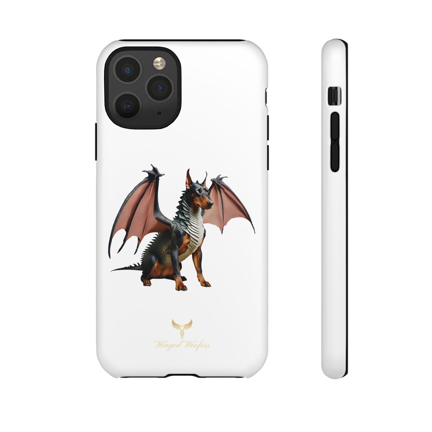 Mythical Doberman Pinscher Dragon Phone Case - Tough & Stylish Protection