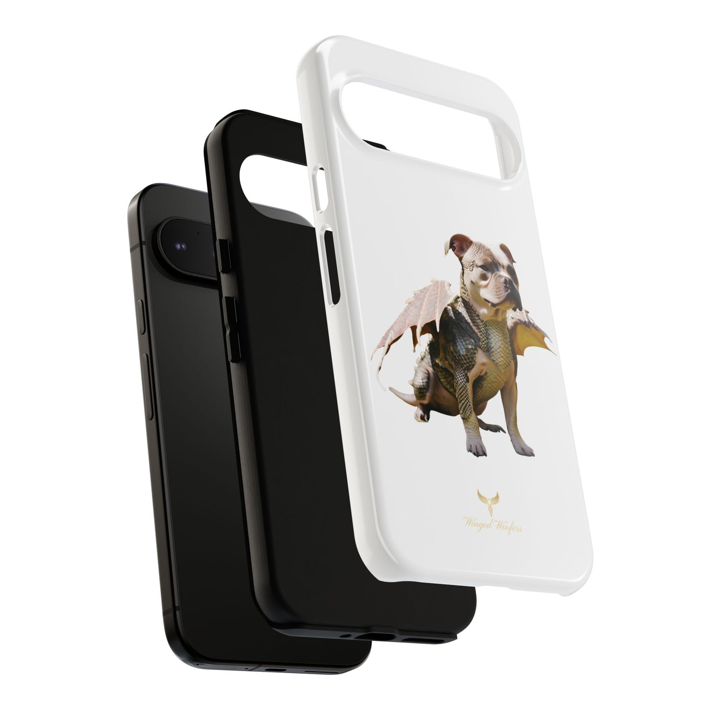 Staffordshire Bulldog Dragon Tough Phone Case - Unique Animal Design for Pet Lovers