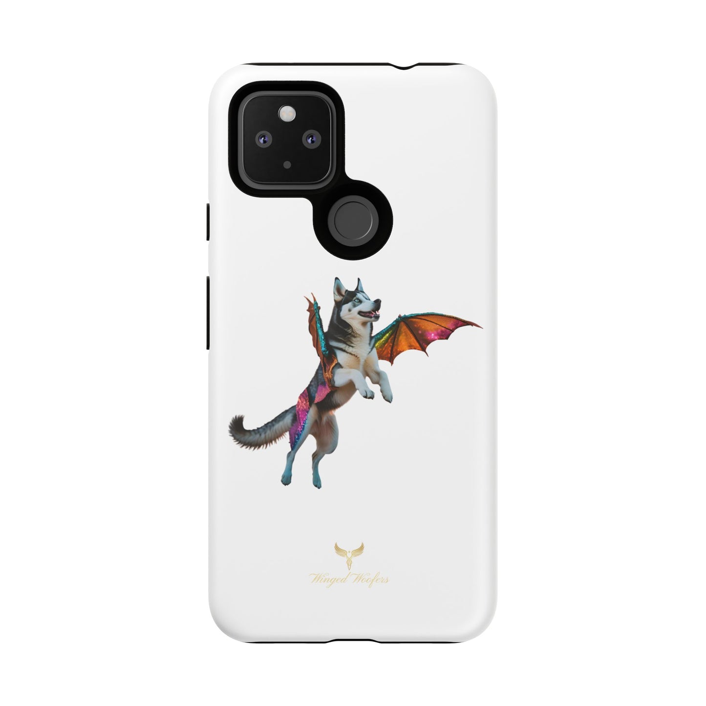 Magical Husky Pet Phone Case - Winged Dog Design | Tough Cases | Unique Animal Lover Gift