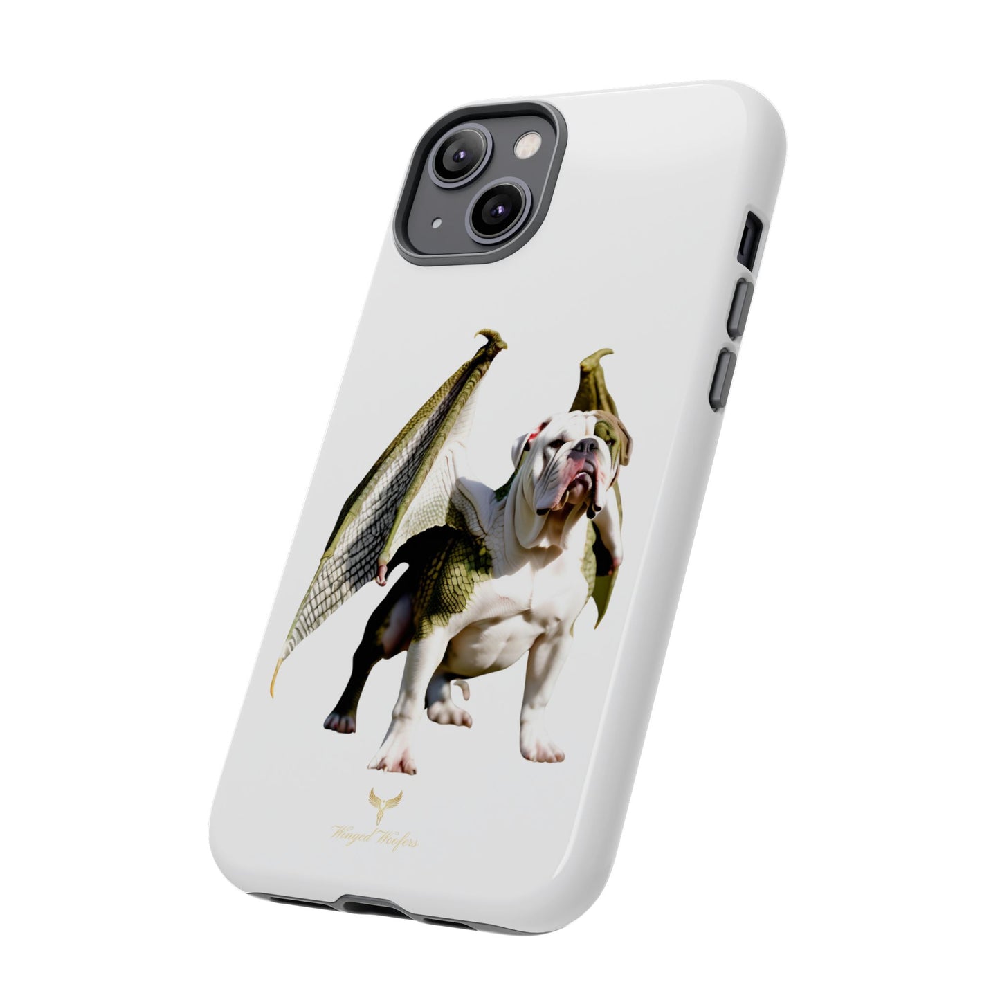 English Bulldog Dragon Phone Case - Tough & Unique Design