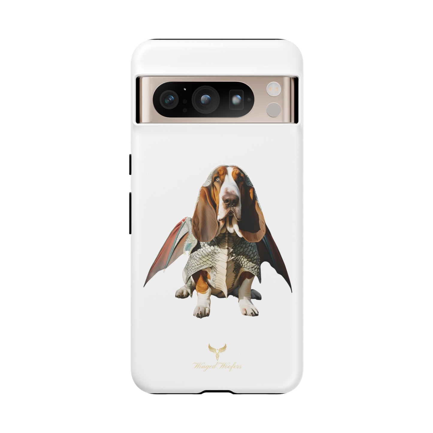 Whimsical Basset Hound Dog Phone Case - Tough Cases for Animal Lovers