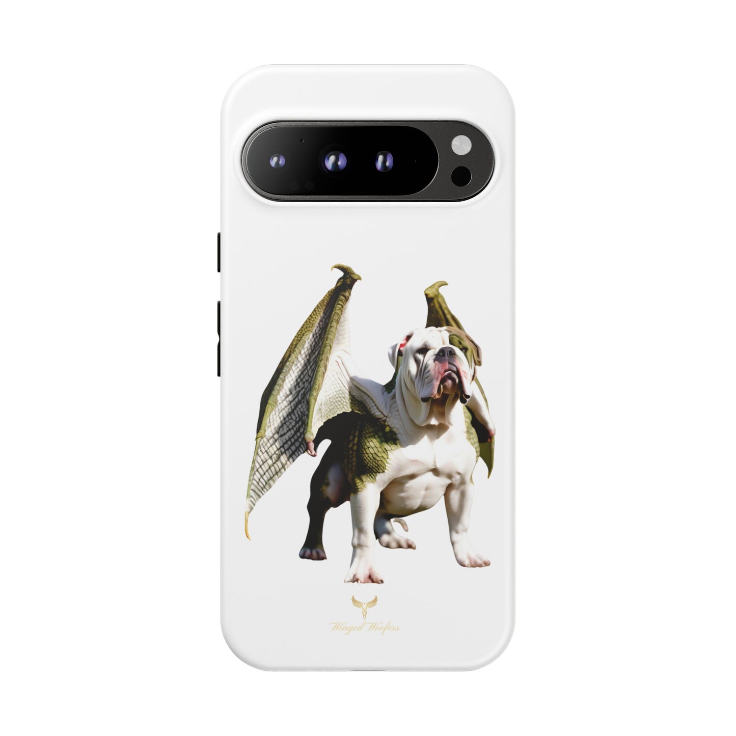 English Bulldog Dragon Phone Case - Tough & Unique Design