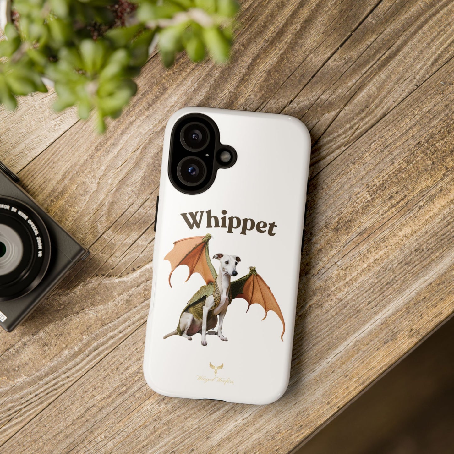 Whippet Dragon Phone Case - Tough & Stylish Pet Accessory