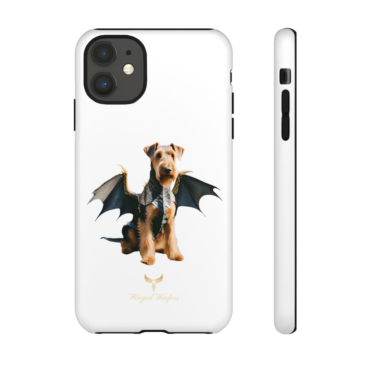 Cool Dragon Airedale Terrier Dog Phone Case - Tough Cases for Pet Lovers