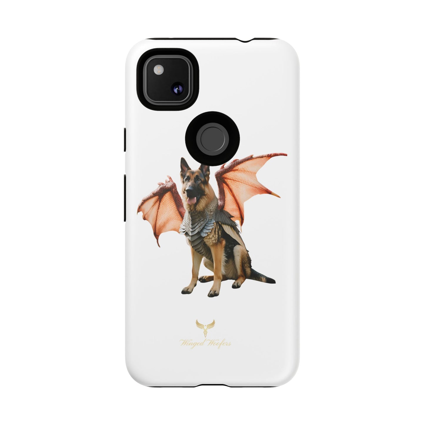 Mythical German Shepherd with Wings Dog iPhone Case | Tough Cases for Pet Lovers