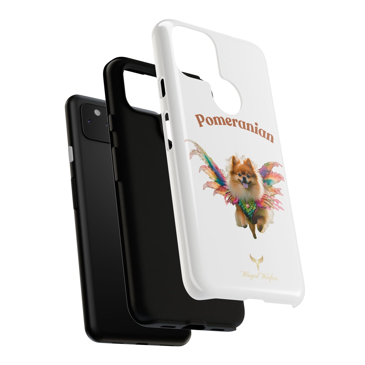 Pomeranian Winged Dog Phone Case – Cute Dog Lover Accessory