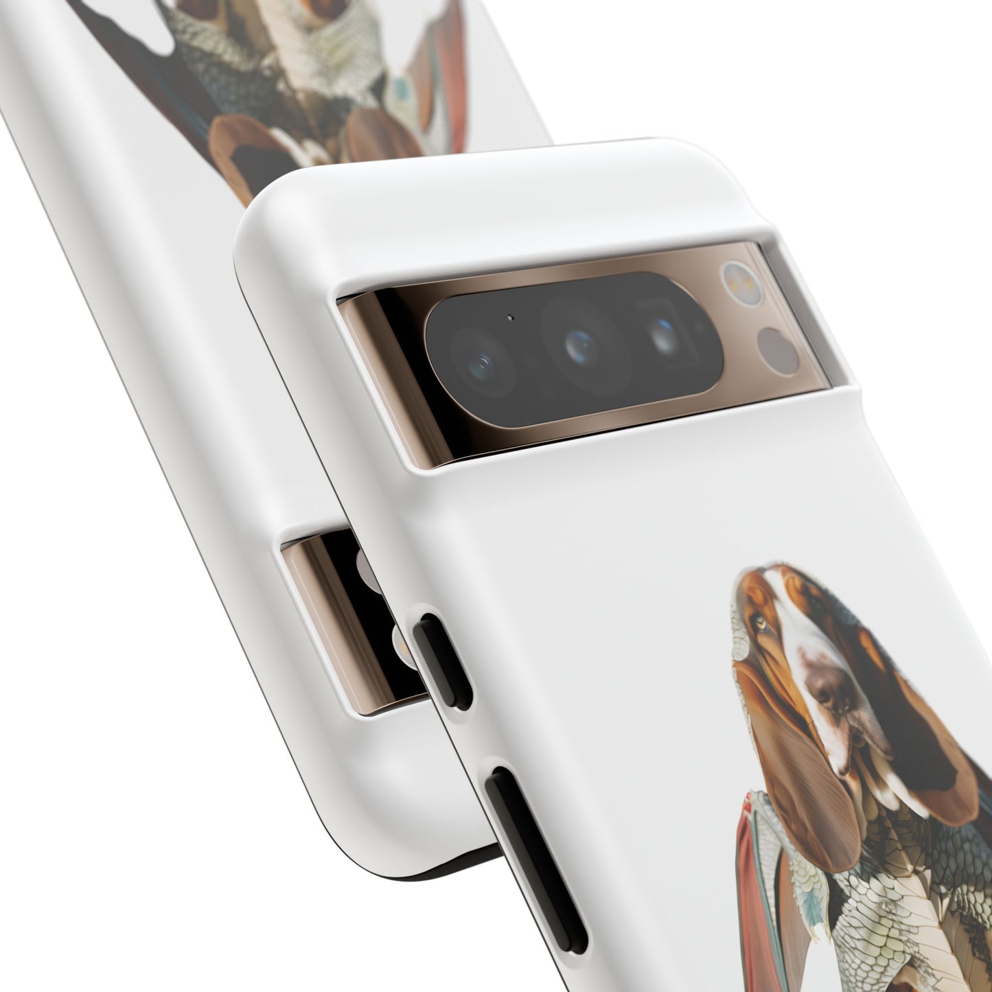 Whimsical Basset Hound Dog Phone Case - Tough Cases for Animal Lovers