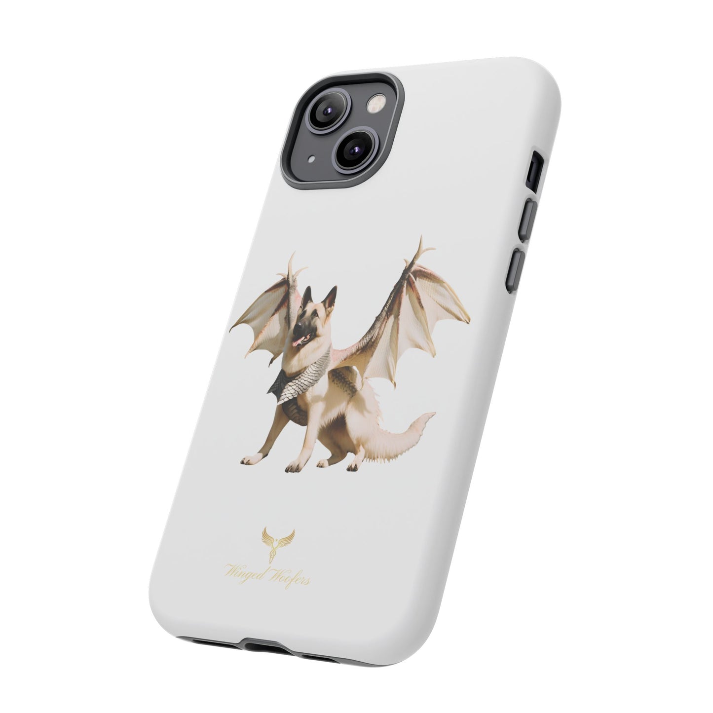 Magical White German Shepherd Dragon Dog Phone Case - Tough, Stylish Protection