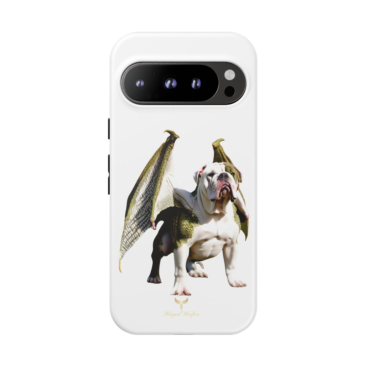 English Bulldog Dragon Phone Case - Tough & Unique Design