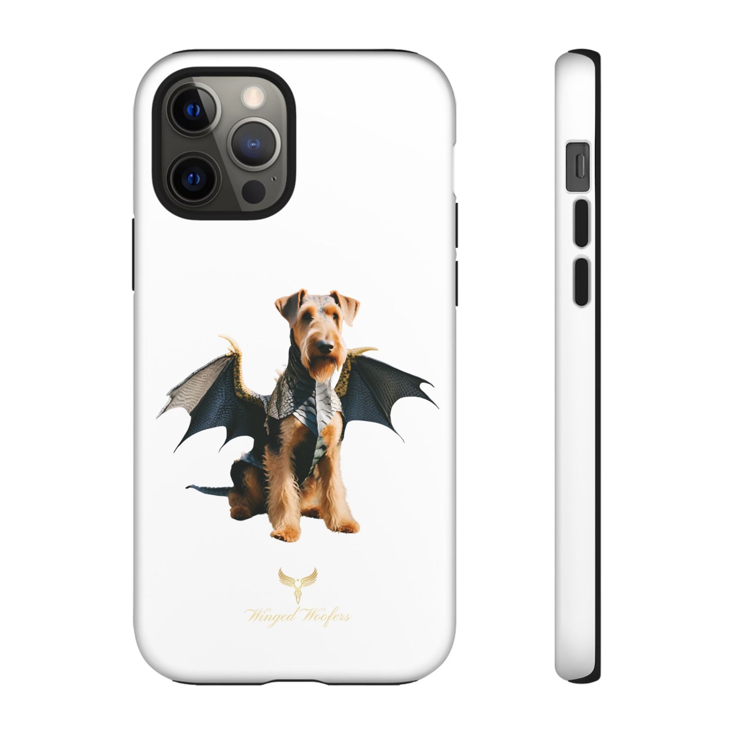 Cool Dragon Airedale Terrier Dog Phone Case - Tough Cases for Pet Lovers