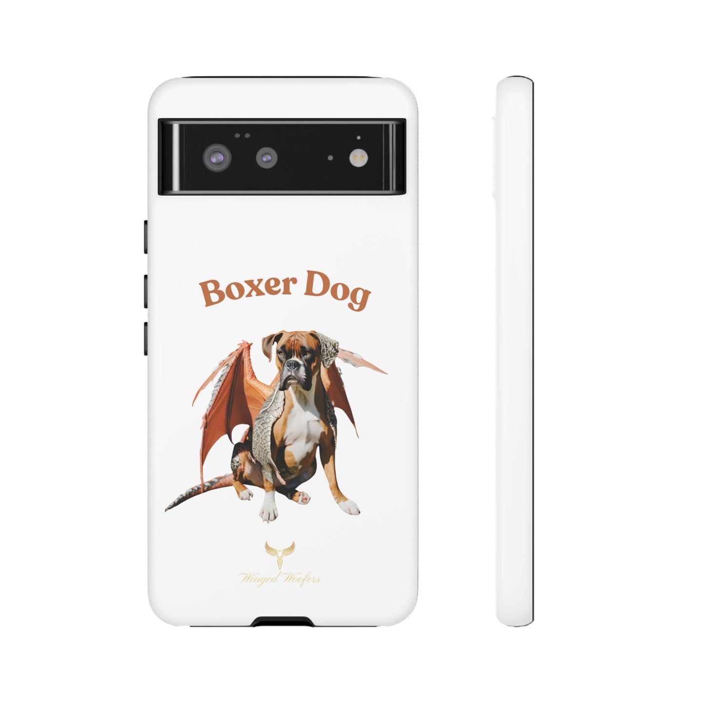 Boxer Dog Dragon Art Phone Case - Tough Cases