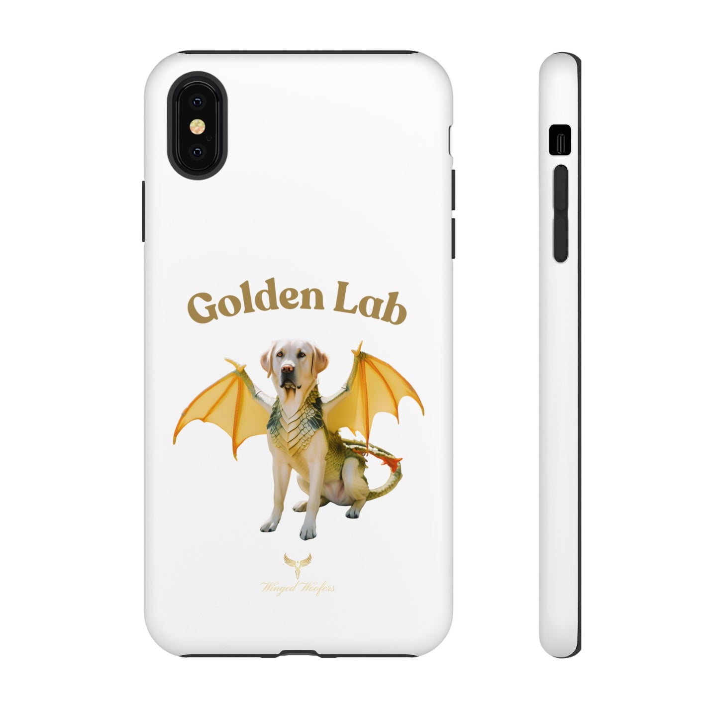 Golden Lab Dragon Phone Case - Tough Protection with a Fun Twist