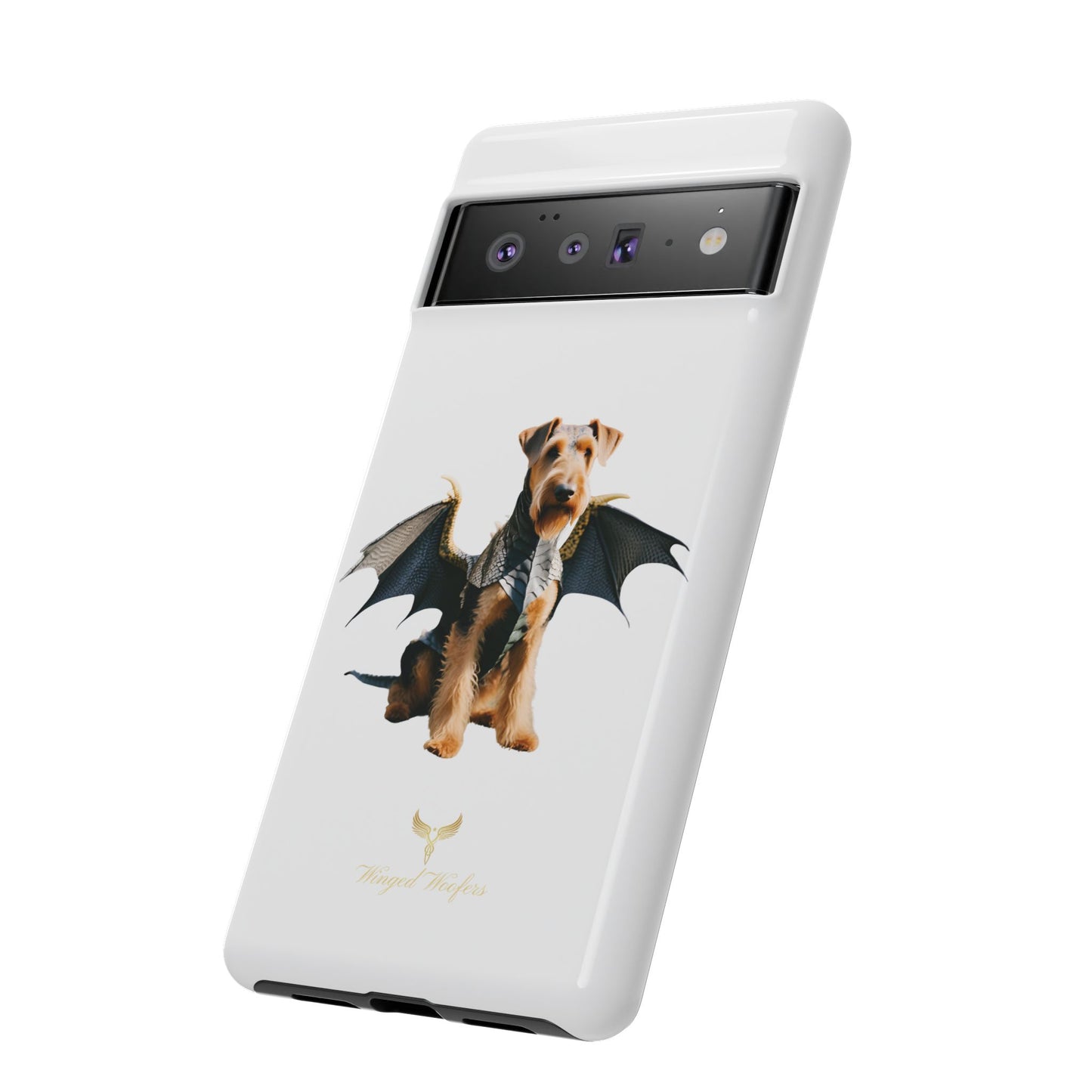 Cool Dragon Airedale Terrier Dog Phone Case - Tough Cases for Pet Lovers