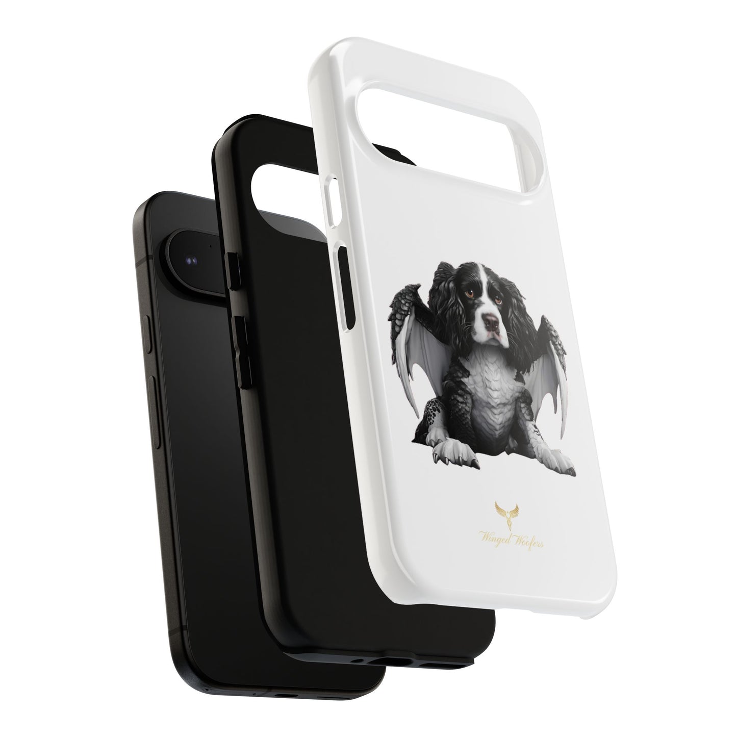 Springer Spaniel Puppy Dragon Winged Dog Phone Case - Tough Cases for Pet Lovers