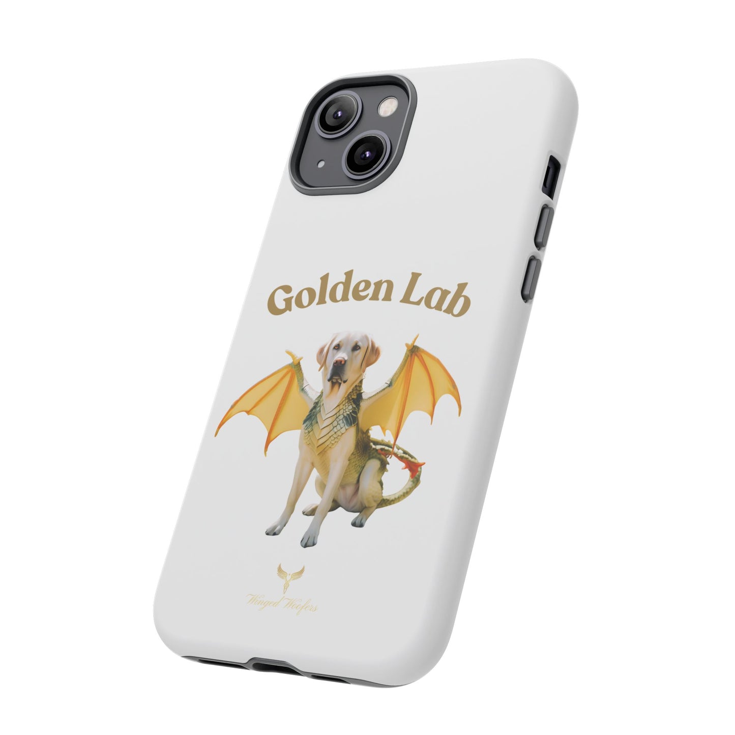 Golden Lab Dragon Phone Case - Tough Protection with a Fun Twist