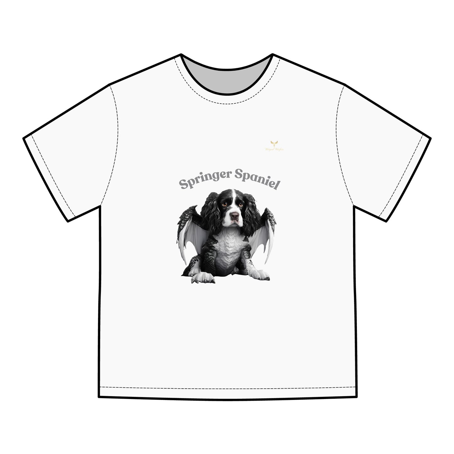 Springer Spaniel Wings Unisex ComfortWash® T-Shirt - Pet Lovers Apparel