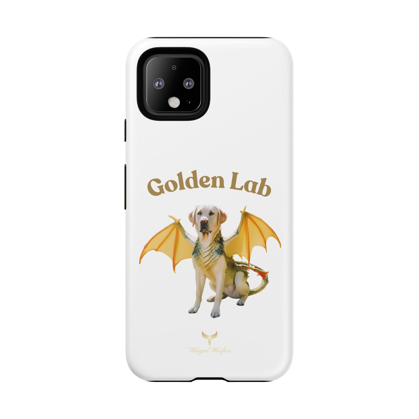 Golden Lab Dragon Phone Case - Tough Protection with a Fun Twist