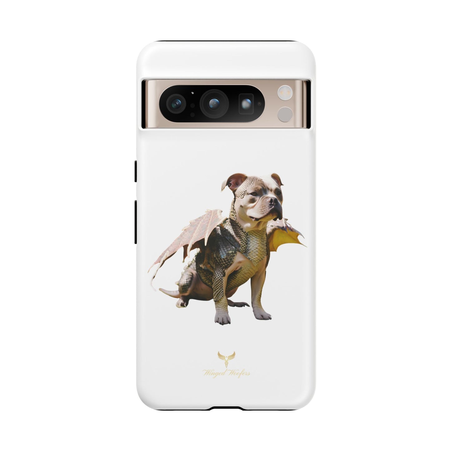 Staffordshire Bulldog Dragon Tough Phone Case - Unique Animal Design for Pet Lovers