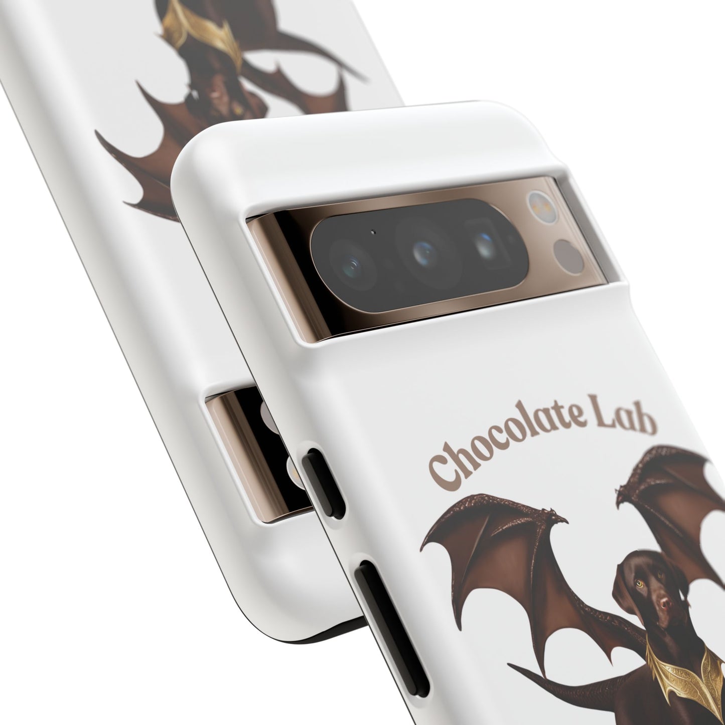 Chocolate Lab Dragon Phone Case - Tough & Stylish for Dog Lovers