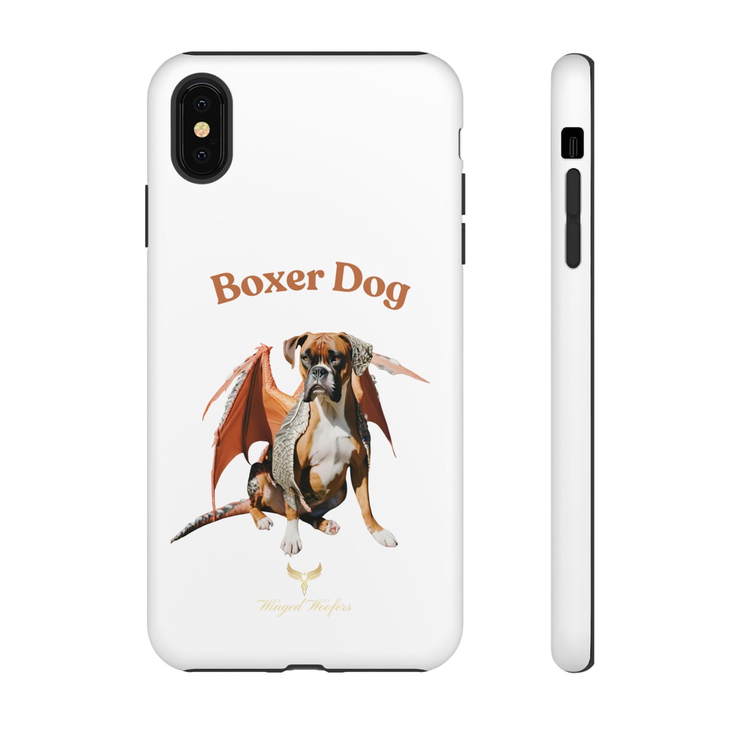 Boxer Dog Dragon Art Phone Case - Tough Cases