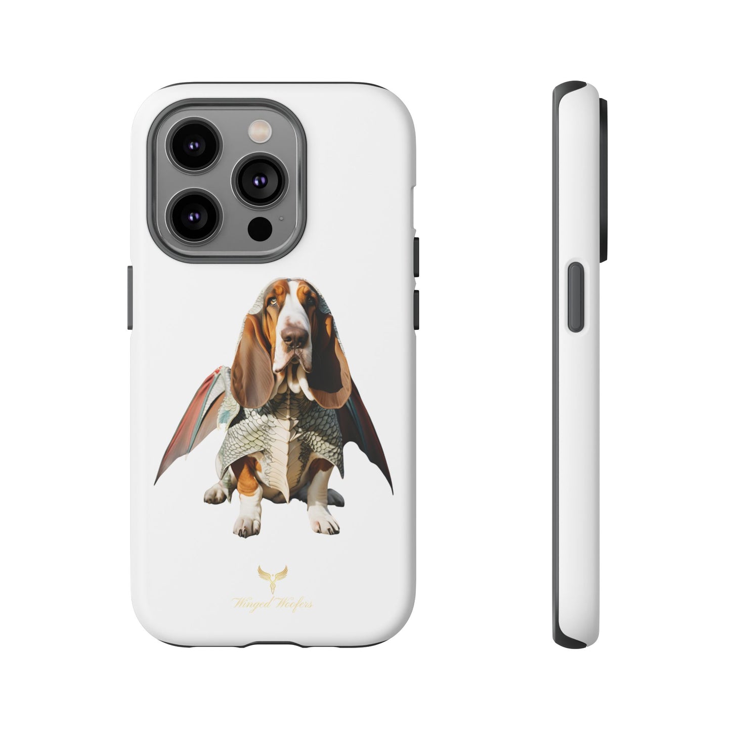 Whimsical Basset Hound Dog Phone Case - Tough Cases for Animal Lovers