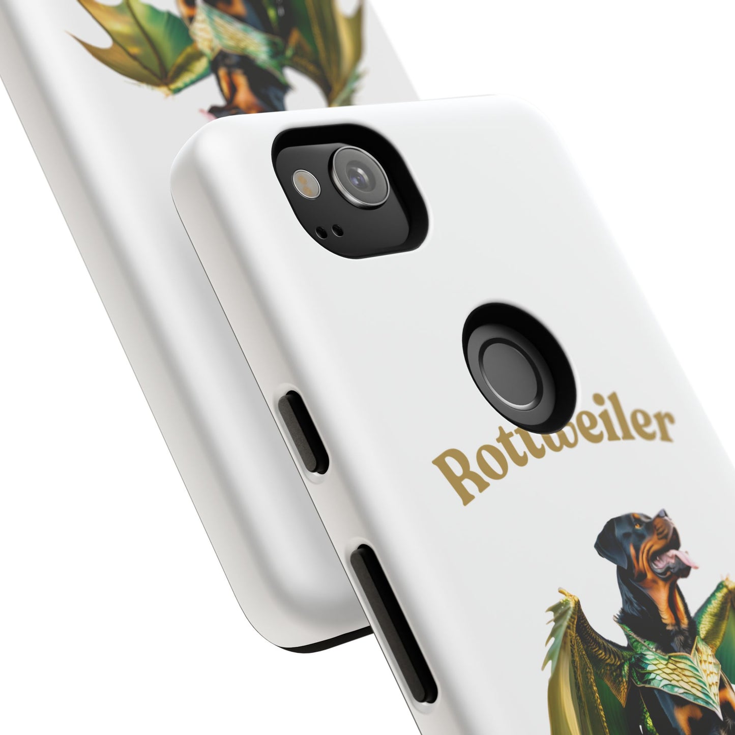 Rottweiler Dragon Wings Phone Case - Tough Cases for Dog Lovers