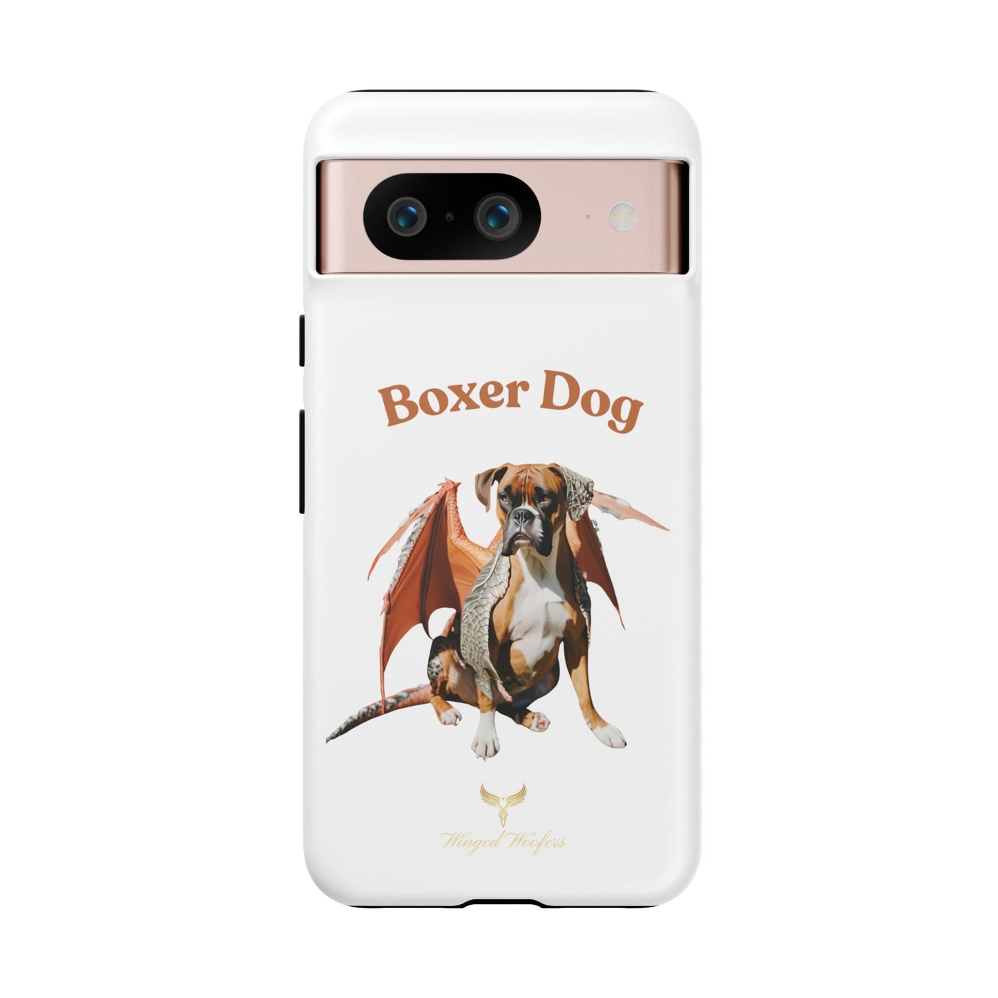 Boxer Dog Dragon Art Phone Case - Tough Cases