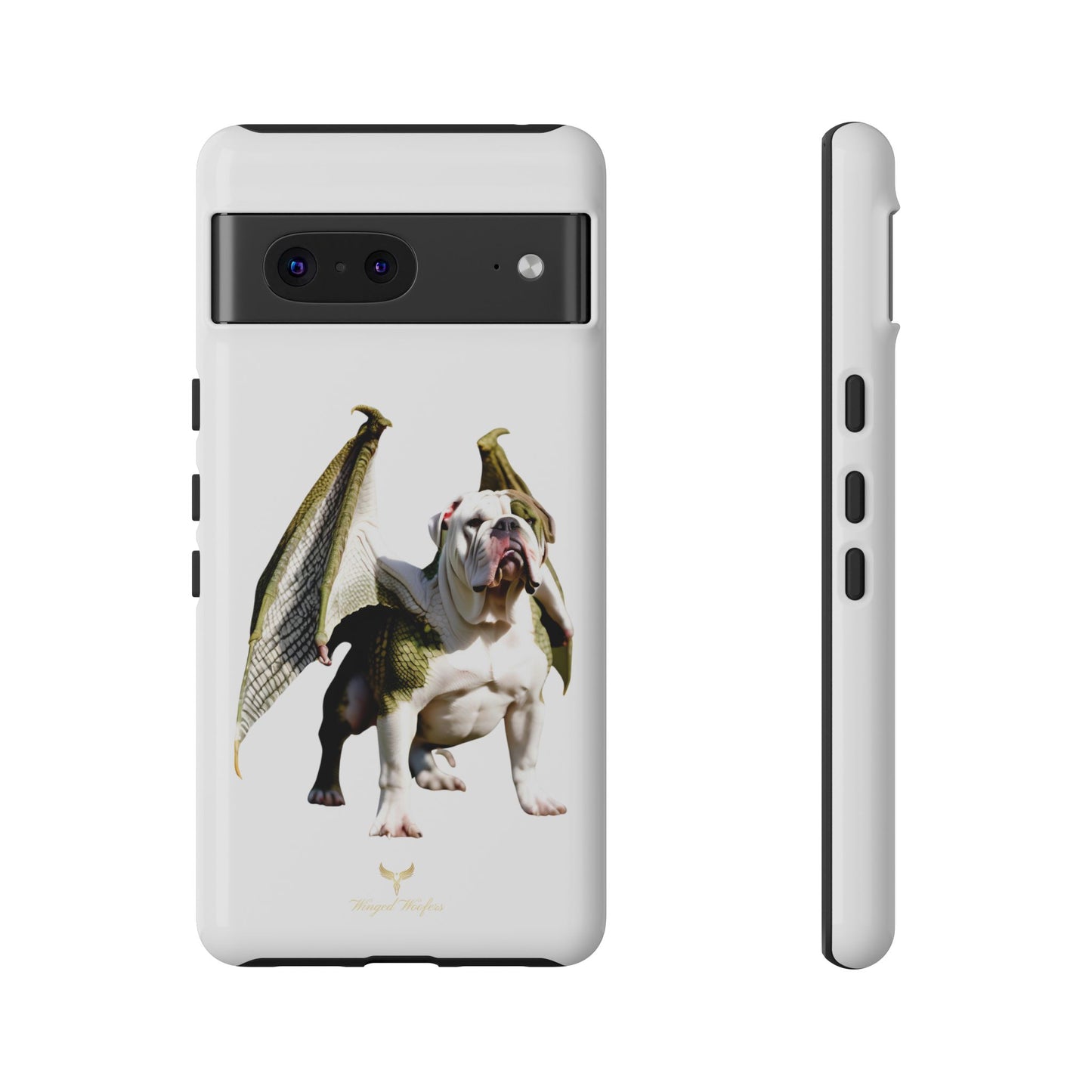 English Bulldog Dragon Phone Case - Tough & Unique Design