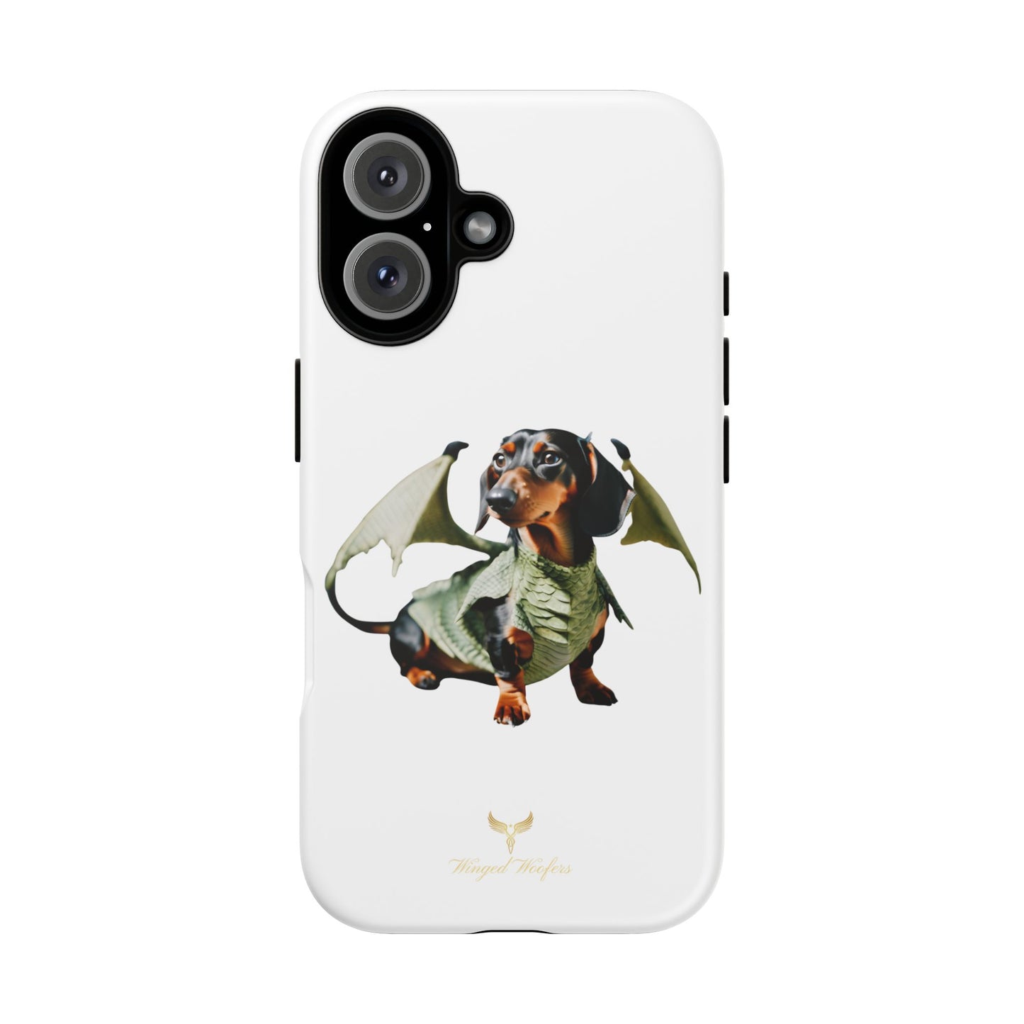 Whimsical Dragon Dog Phone Case - Tough Cases for Pet Lovers