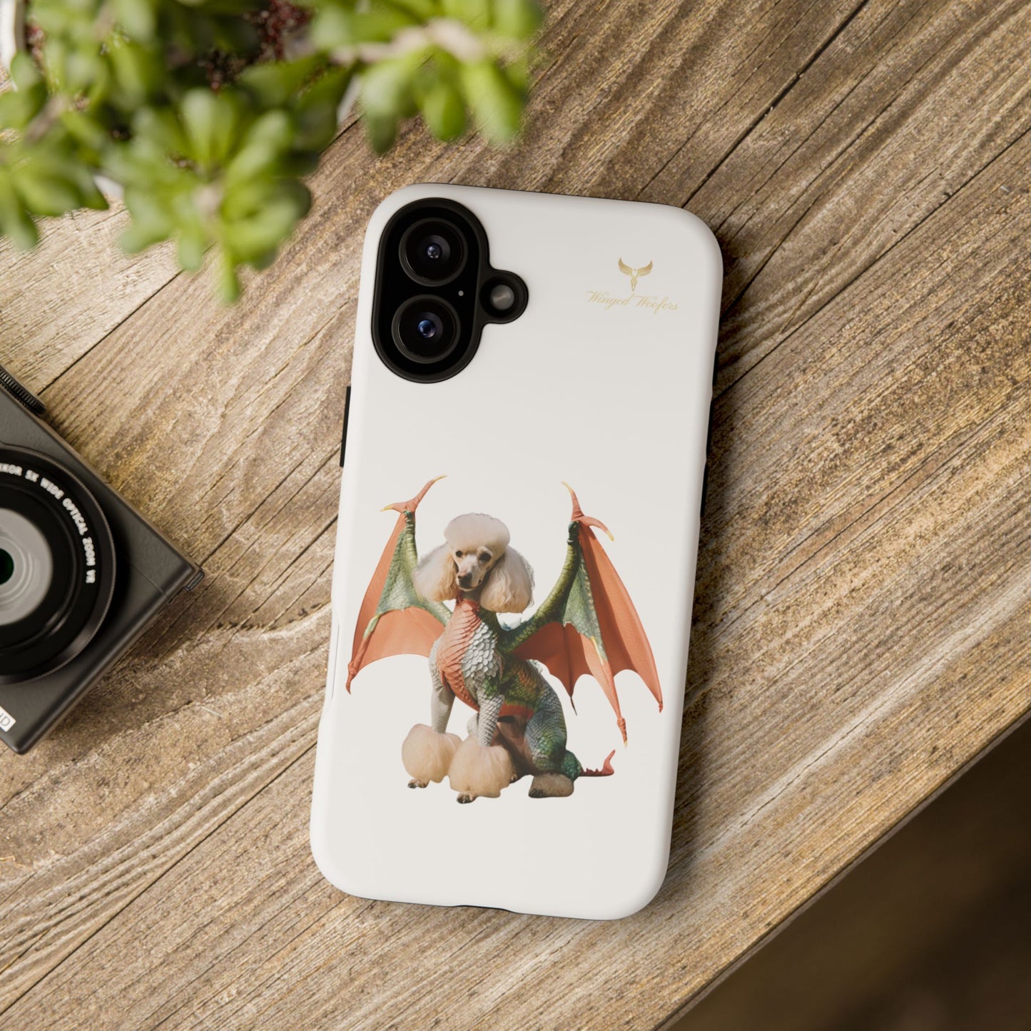 Unique Dragon Poodle Phone Case - Tough Cases for Pet Lovers