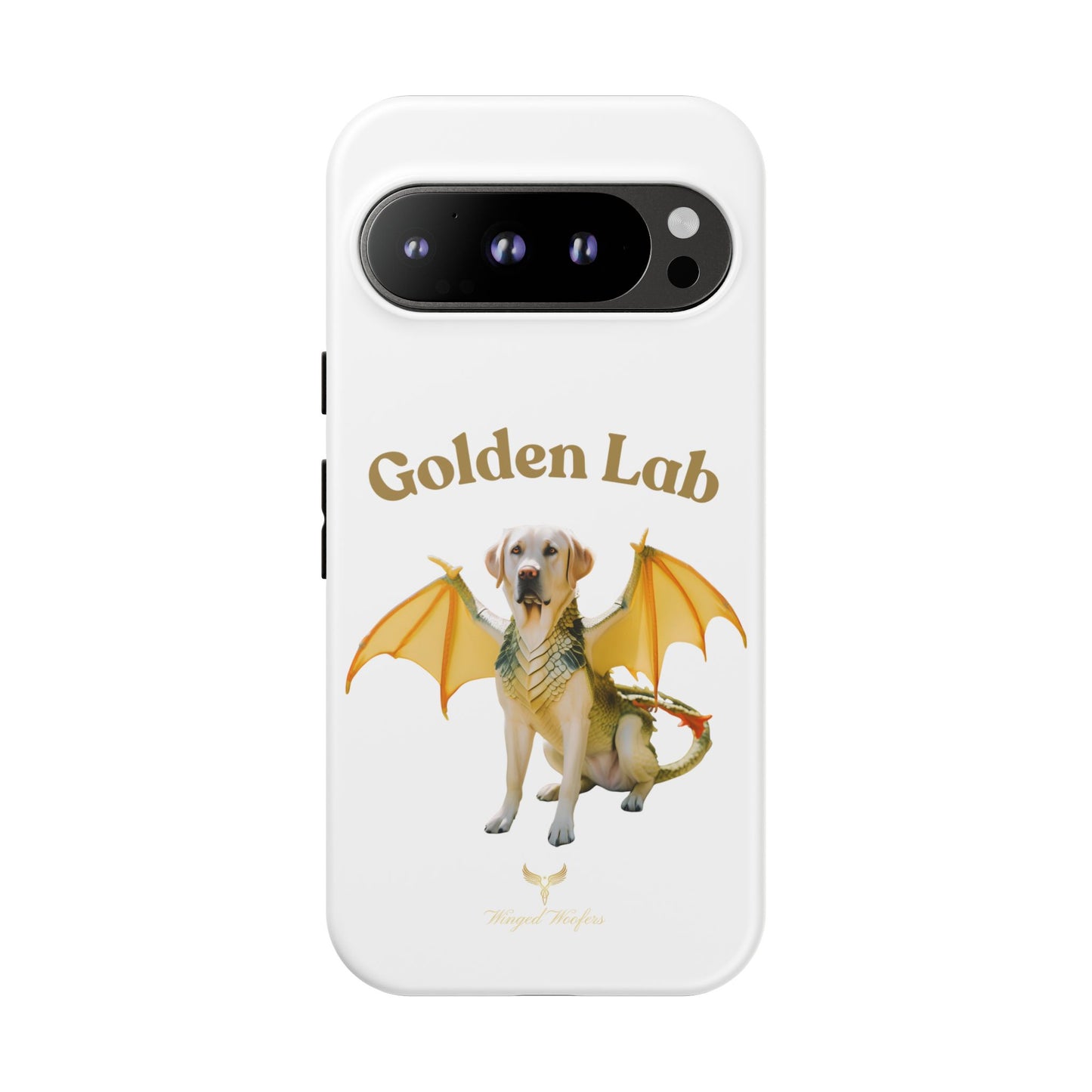 Golden Lab Dragon Phone Case - Tough Protection with a Fun Twist