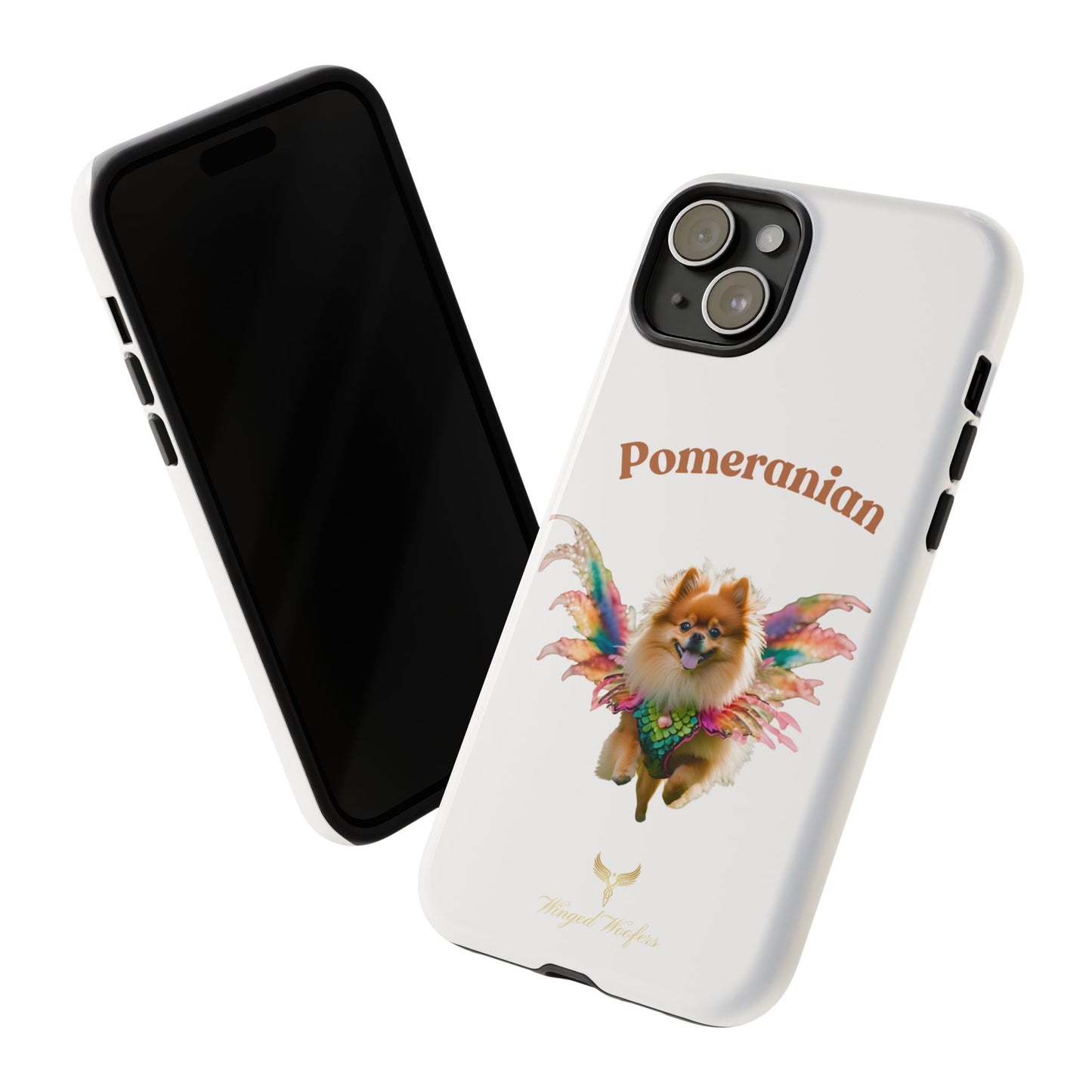 Pomeranian Winged Dog Phone Case – Cute Dog Lover Accessory