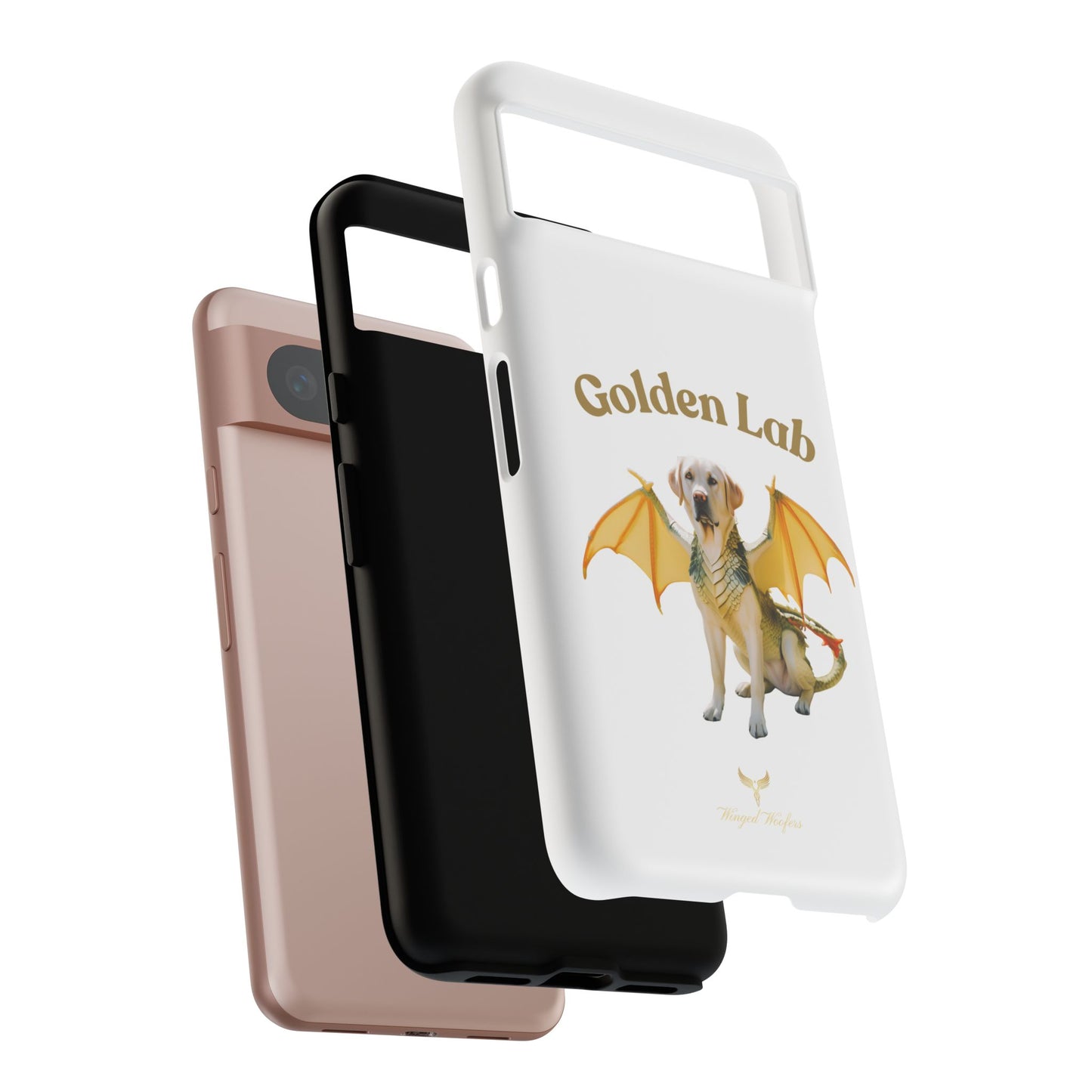 Golden Lab Dragon Phone Case - Tough Protection with a Fun Twist