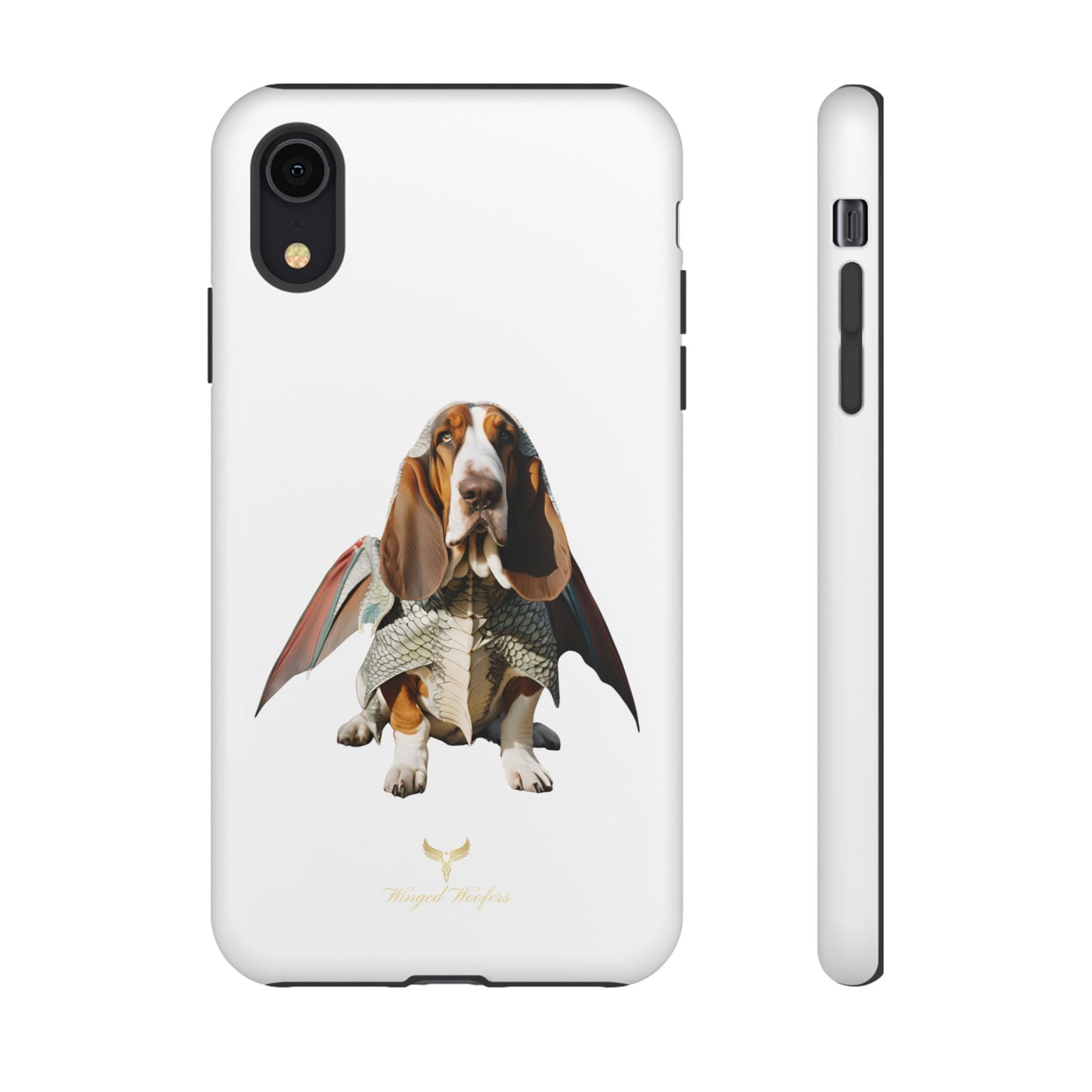 Whimsical Basset Hound Dog Phone Case - Tough Cases for Animal Lovers