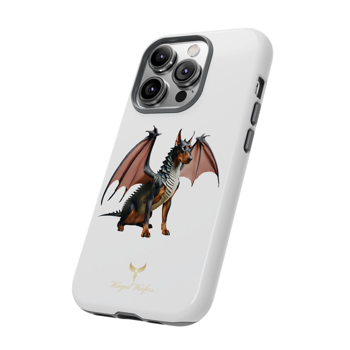 Mythical Doberman Pinscher Dragon Phone Case - Tough & Stylish Protection