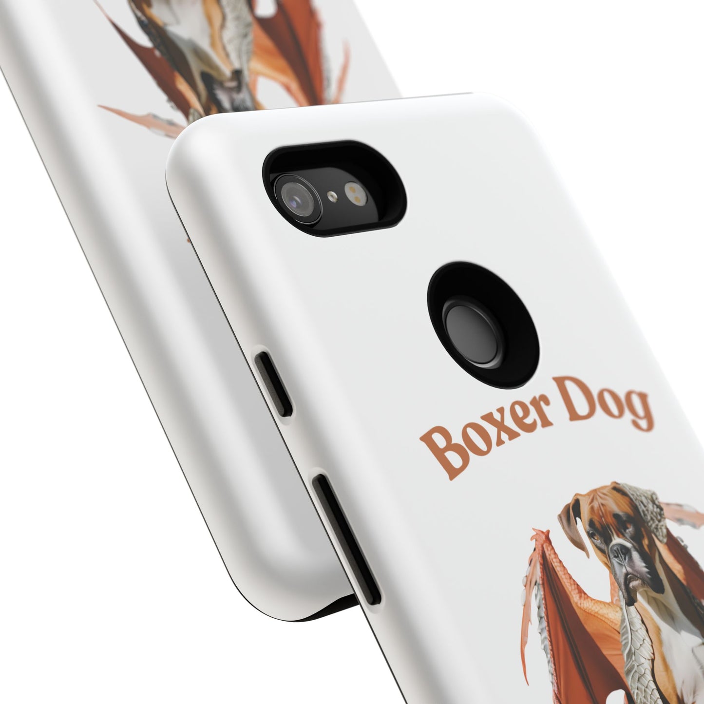 Boxer Dog Dragon Art Phone Case - Tough Cases